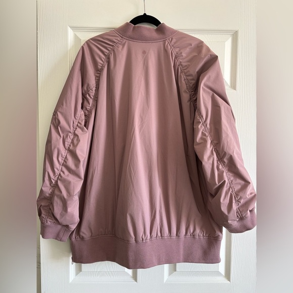 Zella Go With It Aviator Jacket. Purple Moon color.XL - Picture 3 of 5